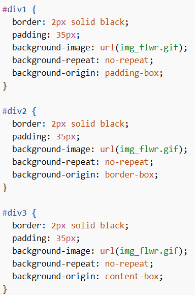 Backgrounds in CSS Origin