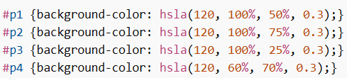 HSLA Colors