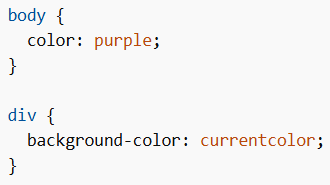 The currentcolor Keyword