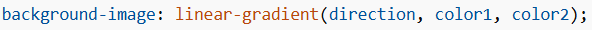 Gradients in CSS (linear-gradient)