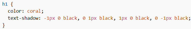 Text Border Effect