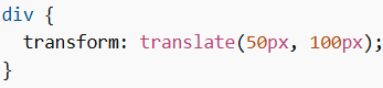 2D Transforms in CSS (translate)