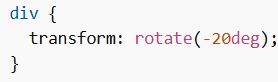 Negative value → opposite direction