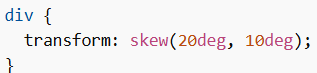skew()