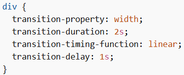Separate properties