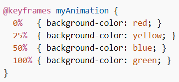 Using Percentages in Animations