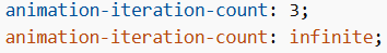animation-iteration-count