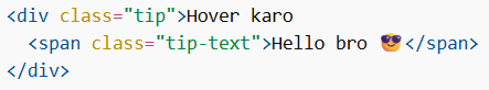 Tooltip in CSS