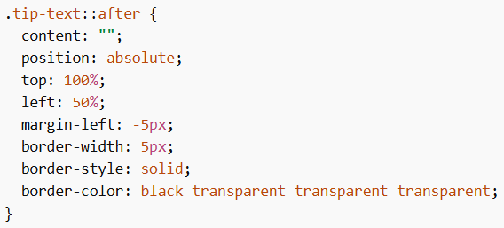Tooltip in CSS arrows (speech bubble style)