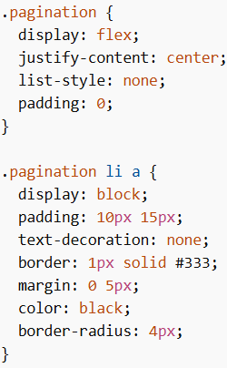 Pagination in CSS: Simple Pagination