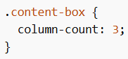 CSS Create Multiple Columns