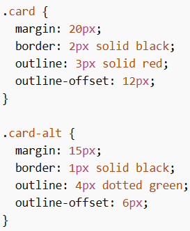 CSS Outline Offset Example
