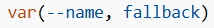 CSS var() Function