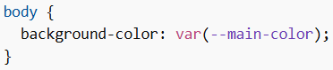 Using @property with var()