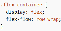 CSS flex-flow Property