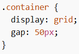gap shorthand