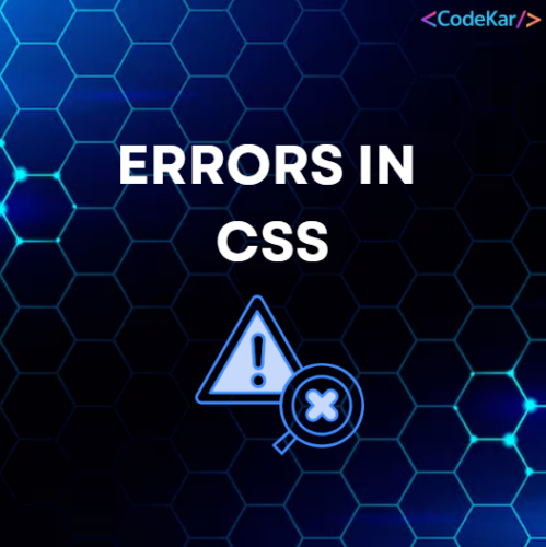 ERRORS IN CSS