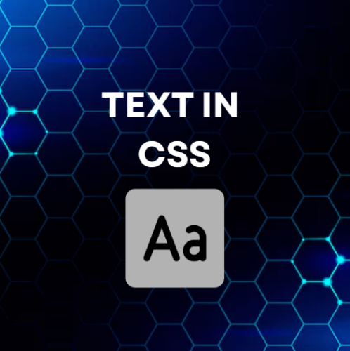 TEXT IN CSS