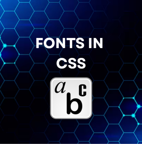 FONTS IN CSS