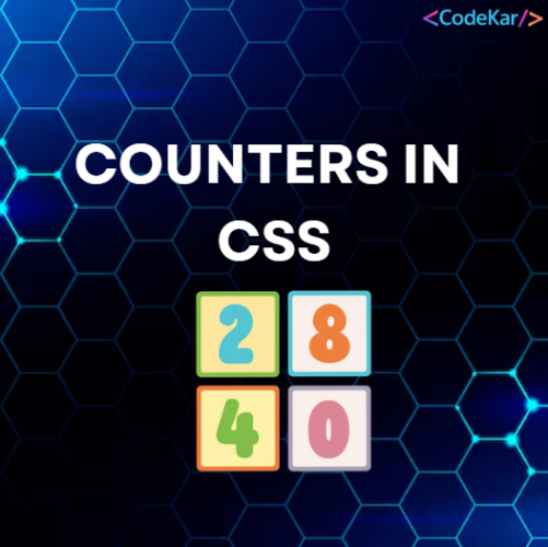 COUNTERS IN CSS