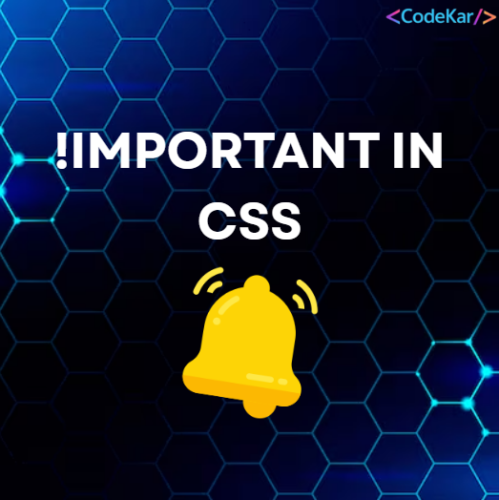 !IMPORTANT IN CSS